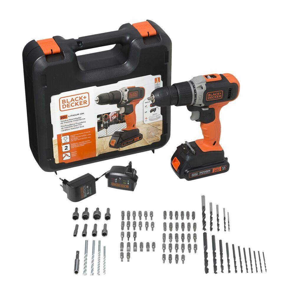 Furadeira e Parafusadeira Sem Fio Black+Decker BCD704C1KA Com — Celulares e Acessórios