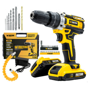 Furadeira Parafusadeira De Impacto 3 8 21V Com 2 Baterias 29