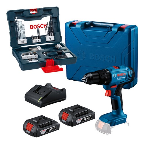 Furadeira Parafusadeira Impacto Bosch Gsb 41 Pcs 2 Baterias 2Ah — Celulares e Acessórios