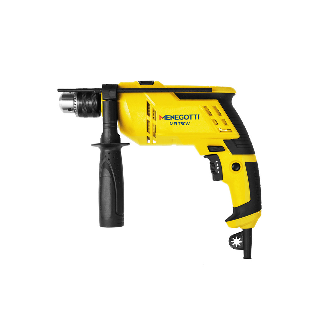 Furadeira Parafusadeira Profissional de Impacto Mandril 1 2 13mm 750W