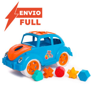 Fusca Educativo Menino Brinquedo Pedagógico Com 6 Peças Para Montar