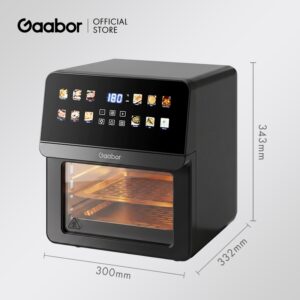 Gaabor Electric Oven Air Fryer 12L Digital Touch Oil-Free 127V 220V