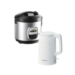 Gaabor Panela de Arroz 2L RC20M Chaleira 1,7L EK20M com Tecnologia