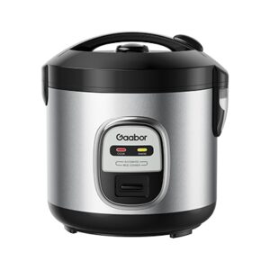 Gaabor Panela Elétrica de Arroz 2 em 1, 1L, com Cestinha de Vapor e