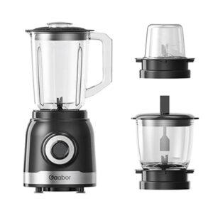 Gaabor Processador de Alimentos 1,6L com Motor Potente 500W Moedor de