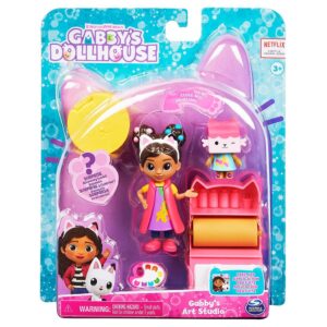 Gabby's Dollhouse Conjunto com Boneca Estúdio de Artes