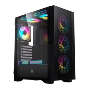 Gabinete Gamer Acegeek Guardian D441, Mid-Tower, Lateral de Vidro
