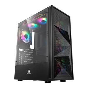 Gabinete Gamer Acegeek Morality L435, Mid-Tower, Lateral de Vidro
