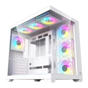 Gabinete Gamer Acegeek Omniview, Mid-Tower, Lateral de Vidro, Branco