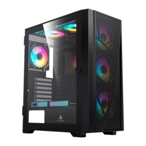 Gabinete Gamer Acegeek Terminator Type C, Mid-Tower, Lateral de