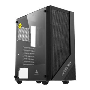Gabinete Gamer Acegeek Utopia K445, Mid-Tower, Lateral de Vidro, Preto