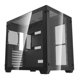 Gabinete Gamer Aigo DarkFlash C285, Lateral de Vidro, Preto