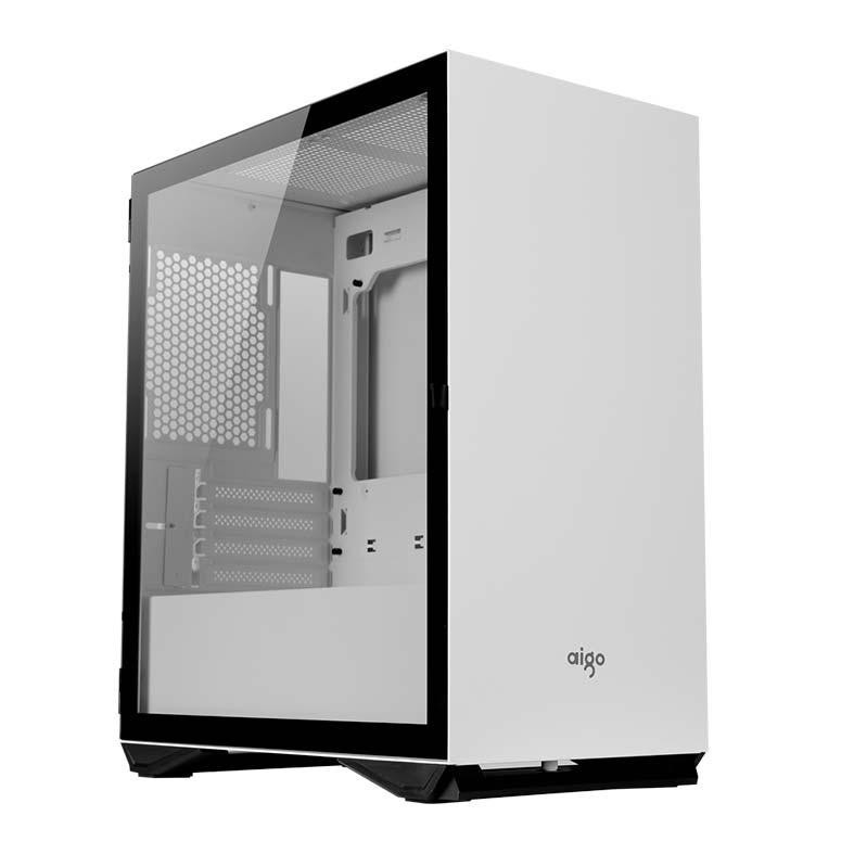Gabinete Gamer Aigo Darkflash Dlm 22 Branco Lateral Vidro — Informática