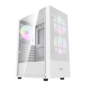 Gabinete Gamer Aigo Darkflash Mesh, Argb, Lateral de Vidro, Com 3