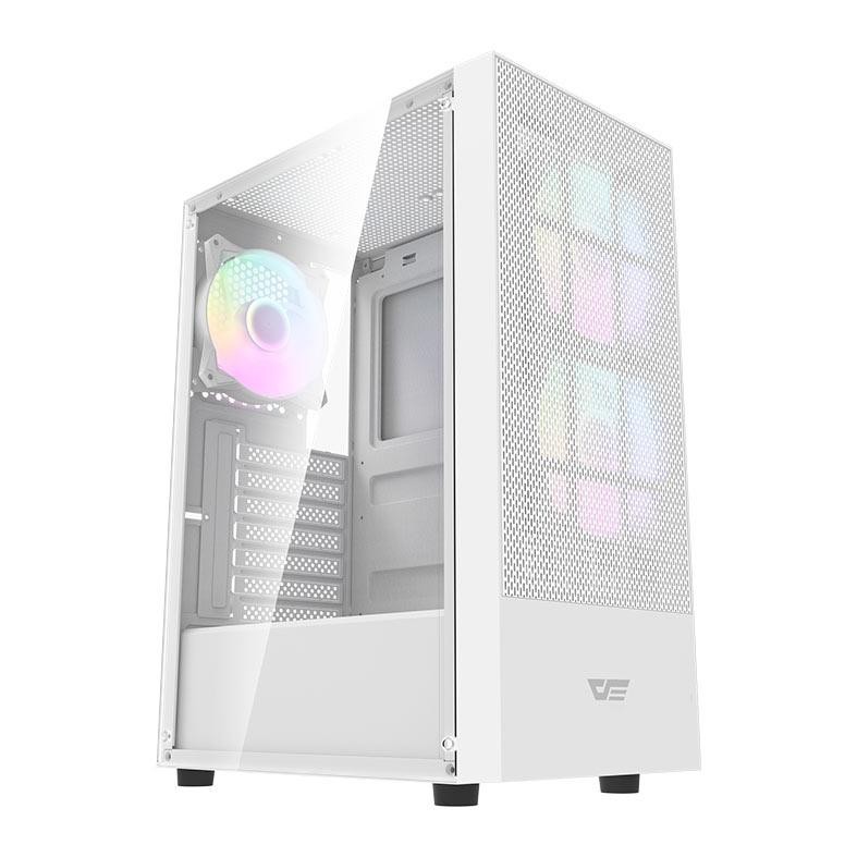 Gabinete Gamer Aigo Darkflash Mesh, Argb, Lateral de Vidro, Com 3