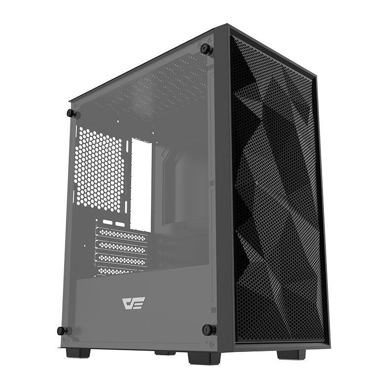 Gabinete Gamer Aigo Darkflash Mesh, Mid-Tower, Lateral de Vidro, Preto