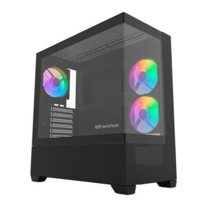 Gabinete Gamer Aigo Darkflash Panoramic Air, Rainbow, Mid-Tower
