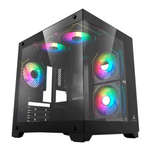 Gabinete Gamer Aquário Acegeek Vacancy L375, Mid-Tower, Lateral de