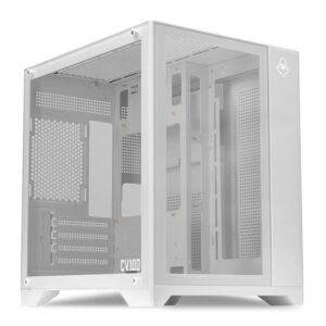 Gabinete Gamer Aquário Mancer CV100, Mid-Tower, Lateral De Vidro