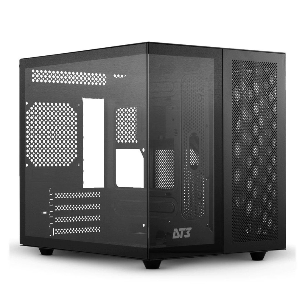 Gabinete Gamer DT3 Hyperflow Frontal e Lateral em Vidro Temperado USB — Informática