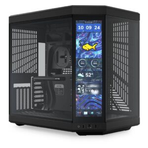 Gabinete Gamer Hyte Vidro Temperado Tela Digital Touch Mid Tower