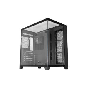 Gabinete Gamer K-Mex Aquario Tiger Shark Lateral DE Vidro Atx Preto