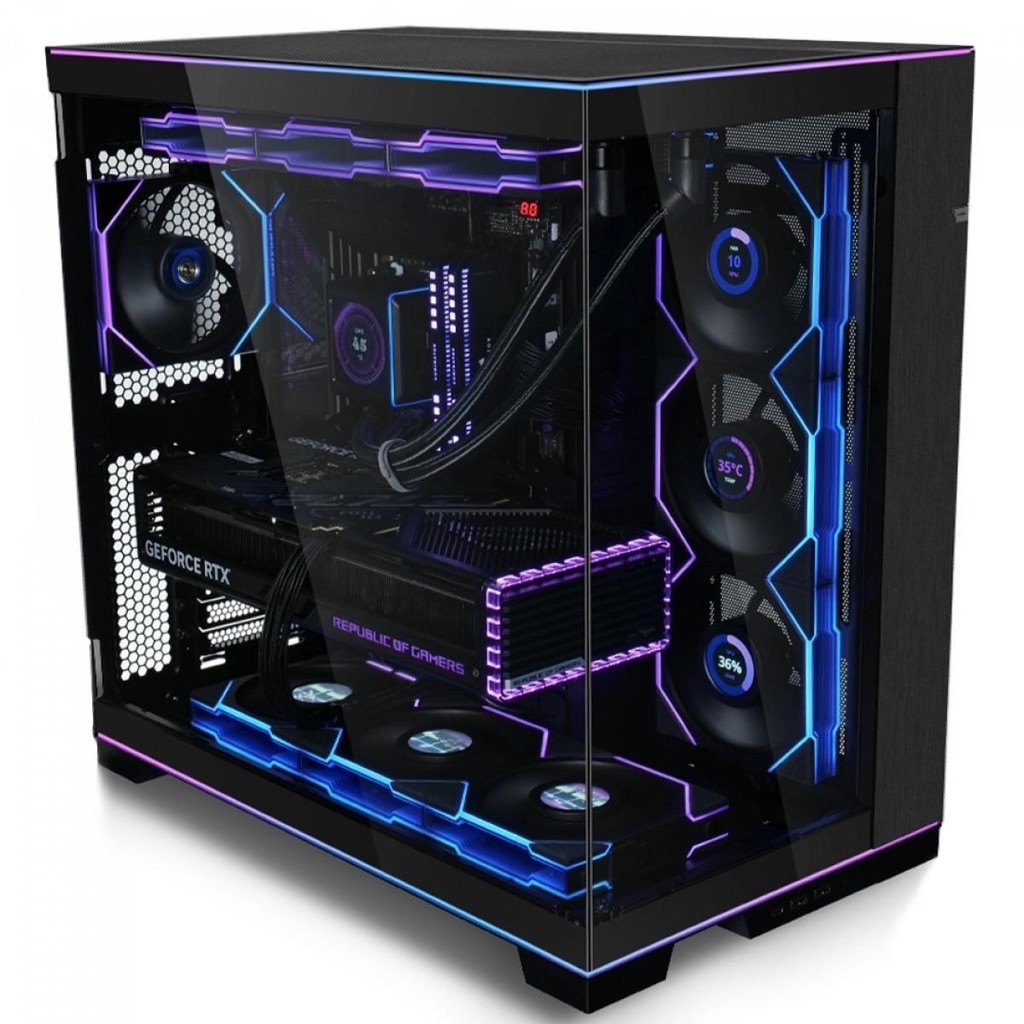 Gabinete Gamer Lian Li O11D Evo RGB, Mid Tower, Vidro, E-Atx, Preto