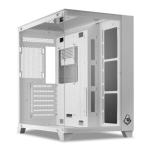 Gabinete Gamer Mancer CV550, Mid-Tower, Lateral de Vidro, Branco