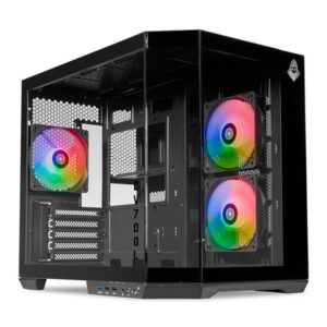 Gabinete Gamer Mancer CV700L, Mid Tower, Lateral De Vidro, 3 Fans