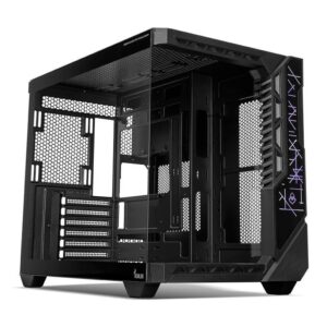 Gabinete Gamer Mancer Hemlok, Mid-Tower, Lateral de Vidro, Preto