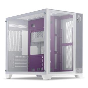Gabinete Gamer Mancer Purple Edition, Mid-Tower, Lateral de
