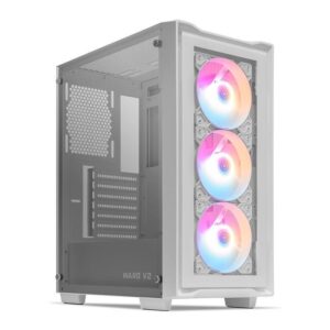 Gabinete Gamer Mancer Ward V2, RGB, Mid-Tower, Lateral De Vidro, Com