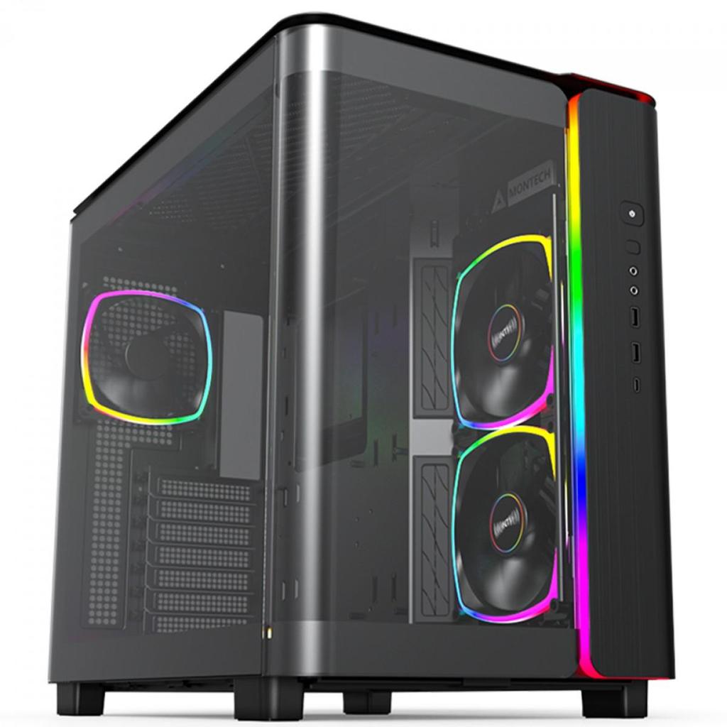 Gabinete Gamer Montech King 95 Pro, Argb, Mid Tower, Vidro Temperado