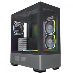 Gabinete Gamer Montech Sky Two, Argb, Mid Tower, Vidro Temperado