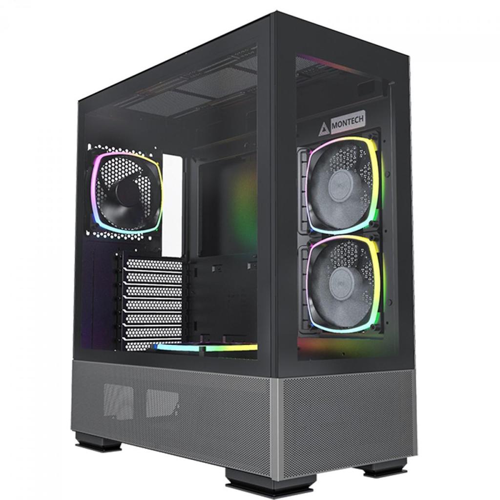 Gabinete Gamer Montech Sky Two, Argb, Mid Tower, Vidro Temperado
