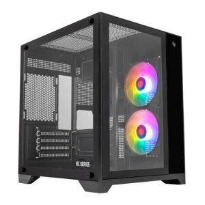 Gabinete Gamer Pichau HX110, Mini-Tower, Lateral de Vidro, Com 2