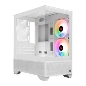 Gabinete Gamer Pichau Magpie 4B, Mini-Tower, lateral de Vidro, Com 2