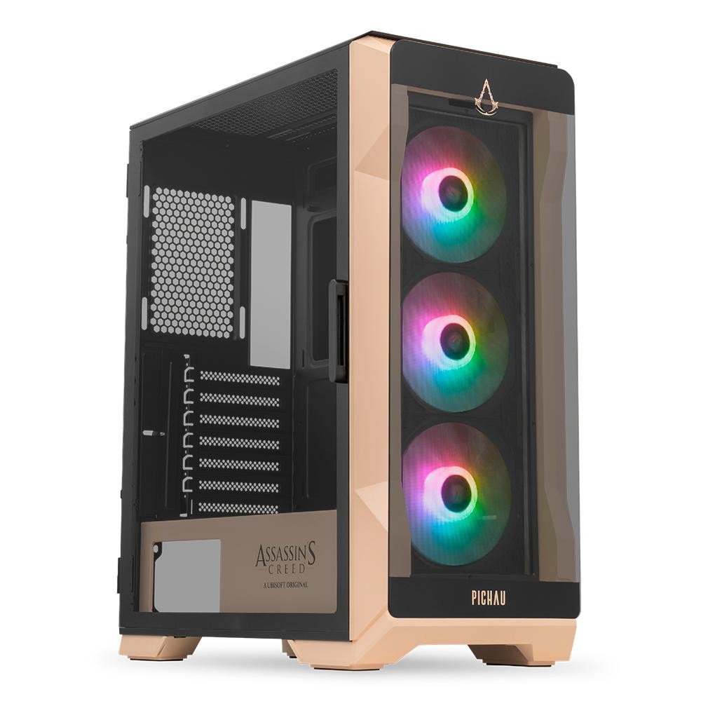 Gabinete Gamer Pichau Pouter 3 Assassin's Creed Mirage, RGB