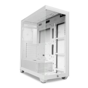 Gabinete Gamer Pichau Pouter 4B, Mid-Tower, Lateral de Vidro, Branco