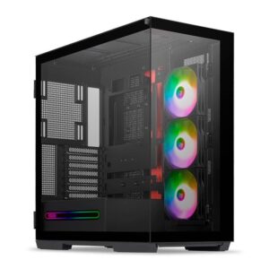 Gabinete Gamer Pichau Voyager One,ARGB,FTower,L.de Vidro,Com 3 Fans e