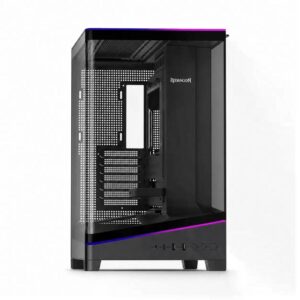 Gabinete Gamer Redragon View, Mid Tower, Preto, Sem Fonte, Sem Fans