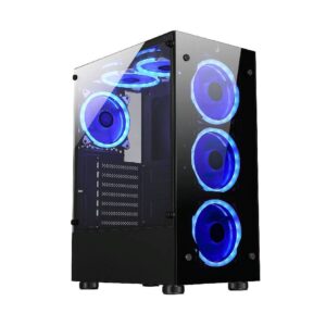 Gabinete Gamer Rise Mode Glass 06X Mid Tower Vidro Temperado USB 3.0