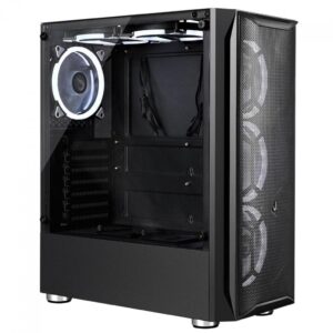 Gabinete Gamer Rise Mode Glass, Mid Tower, Vidro Temperado, Atx, Sem