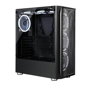 Gabinete Gamer Rise Mode Mid Tower Vidro Temperado USB 3.0 S Fans