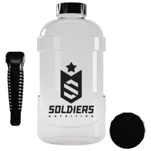 Galão de Água 1,8L Soldiers Nutrition Acessório Academia Hidratação