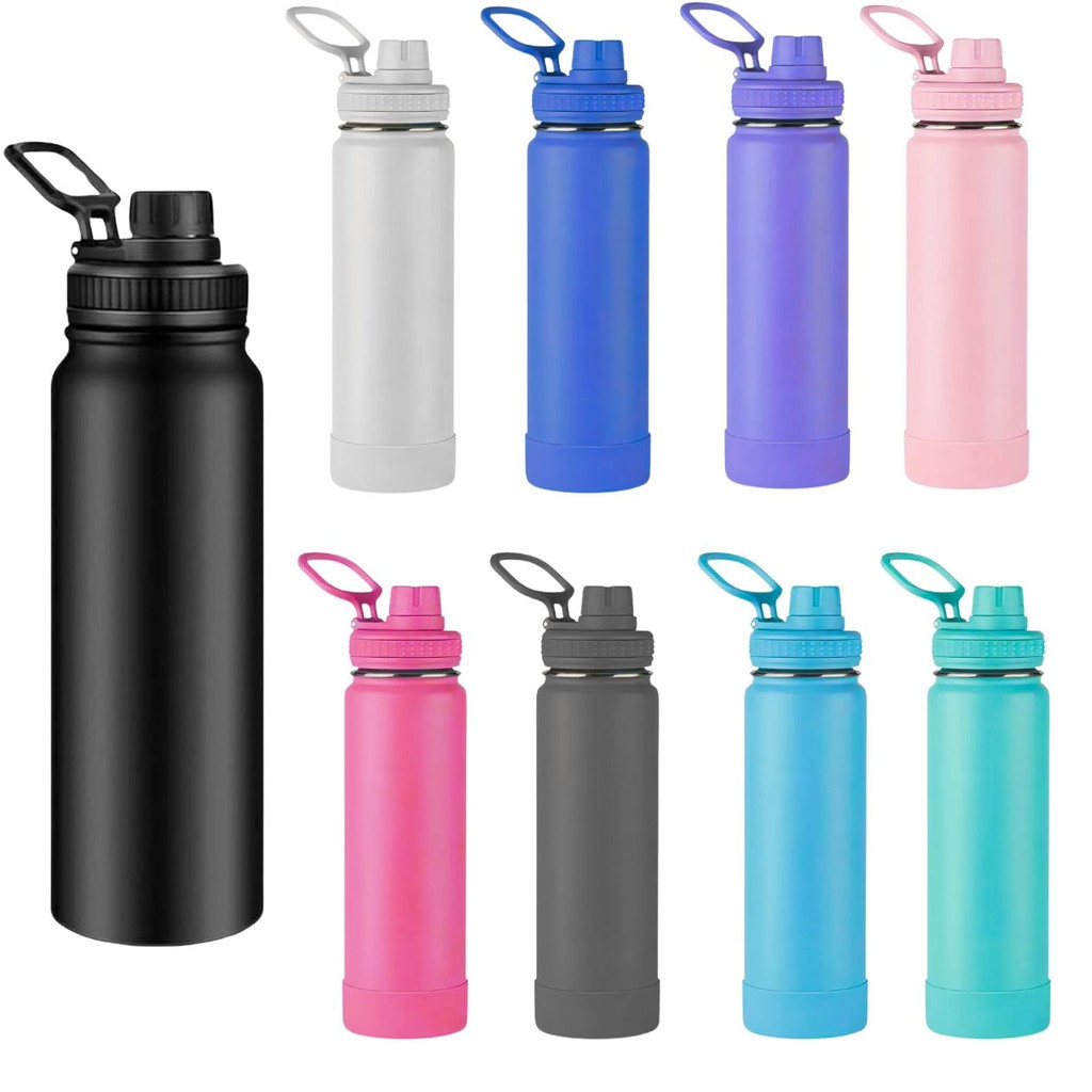 Garrafa Inox Térmica 800ml c Isolamento Térmico Frio 12h Quente 8h