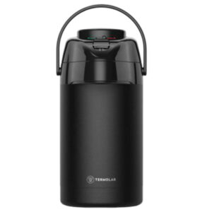 Garrafa Térmica 100% Inox Cor Preta 2,5 Litros Para Cafe Cha