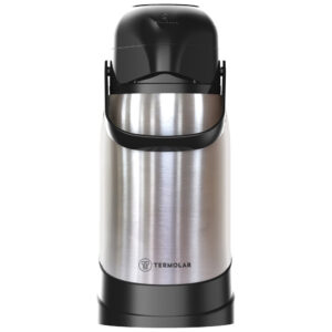 Garrafa Térmica 100% Inox R-Evolution 1,2 Litros Com Bomba de Pressão