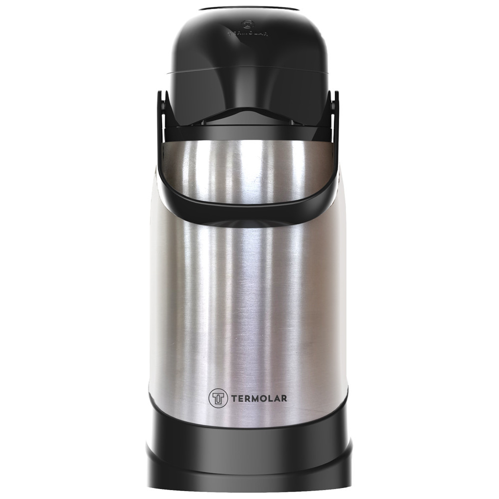 Garrafa Térmica 100% Inox R-Evolution 1,2 Litros Com Bomba de Pressão — Cozinha e Utensílios