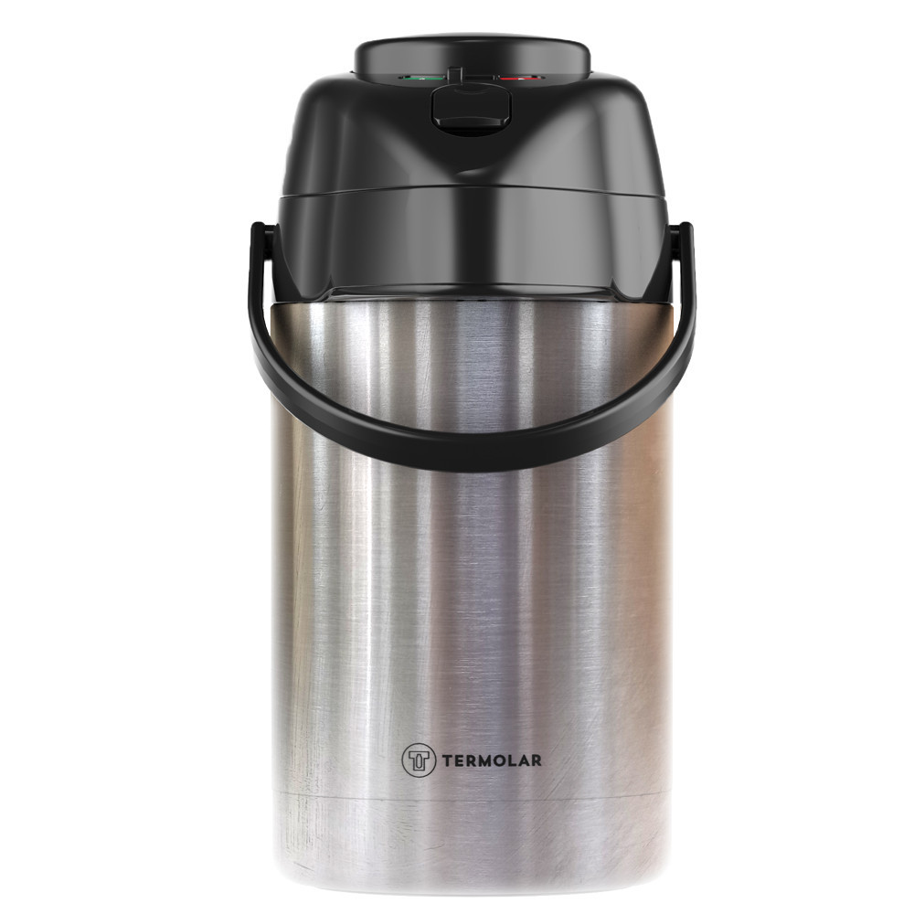 Garrafa Térmica 100% Inox R-evolution 2.5l Bomba Termolar — Cozinha e Utensílios